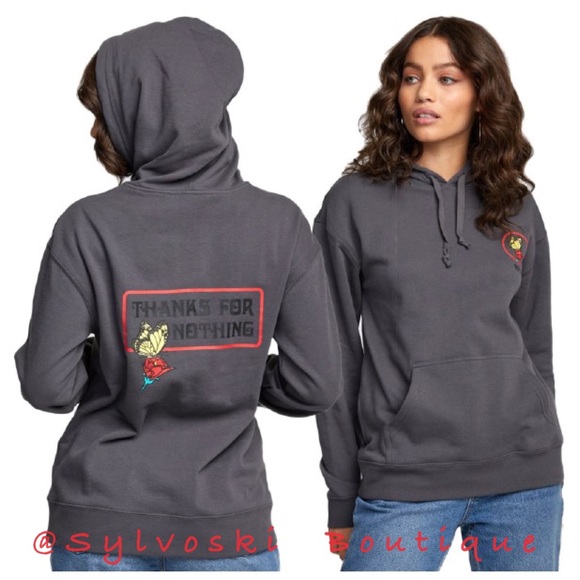 🔥RVCA Nothing Hoodie NWT - Picture 2 of 5